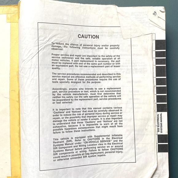 BUICK. 1992 SERVICE MANUAL BUICK. - Picture 7 of 7